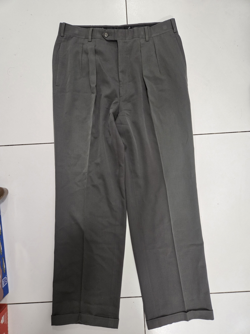 ACTWU Unionmade In USA 🇺🇸 Wool Pleated Slacks 34x32
